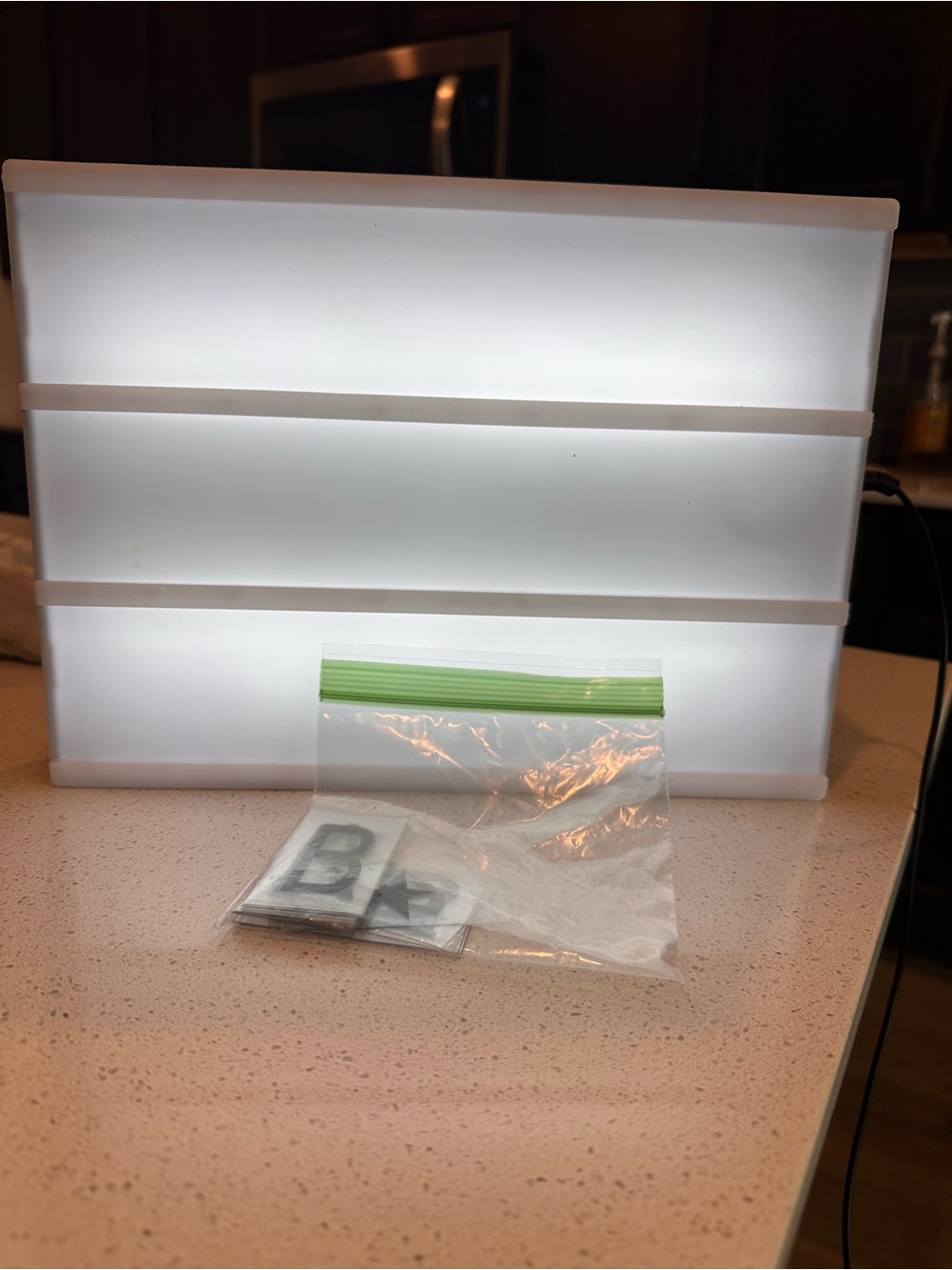LED Lightbox with White Panels